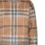 Женский свитер Check Jacquard Woven Beige Burberry, Light Umber - фото 8