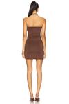 Безбретельное мини-платье Kelia Superdown, brown - фото 3