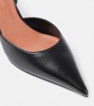 София кожаные туфли-лодочки на ремешке Amina Muaddi, черный - фото 5