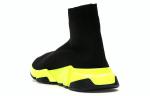 Кроссовки speed 1.0 sneakers 'black neon yellow' Balenciaga, черный - фото 4