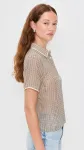 FRAME Women's The Houndstooth Top - фото 3
