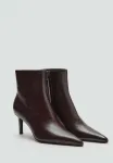 Классические ботильоны Mango, Bordeaux - фото 2