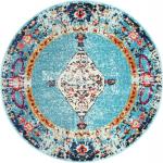 Ковер nuLOOM, 122 x 122 см, Vintage Medallion Veronica, Aqua - фото 5