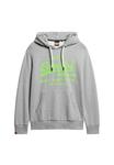 Толстовка с капюшоном Superdry Sweatshirt, пятнистый серый - фото