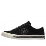 Кеды (WMNS) Converse One Star 74 Ox Neighborhood Black, черный - фото