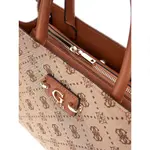 Сумка-тоут Guess Neda 2 Comp, коричневый - фото 3