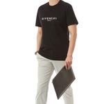 Футболка мужская черная Givenchy, черный - фото 7