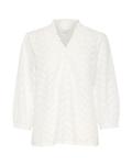 Блуза Kaffe Victoria, белый - фото