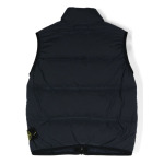 Стеганый жилет Stone Island Junior Compass-badge, синий - фото 2