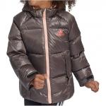 Пуховик детский Adidas, коричневый - фото 5