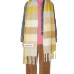 Acne Studios Альпака вязаный шарф Unisex Yellow - фото 2