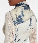 Шелковый шарф с принтом тай-дай Chloé - фото 2