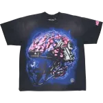 Футболка Hellstar Powered By The Star 'Black/Purple', черный - фото