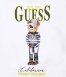 Свитшот детский Guess с принтом медведя, белый - фото 3