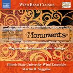 CD диск Gallego / Haecker / Illinois State University Wind: Monuments - Music for Wind Symphony - фото