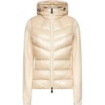 Утепленная куртка Grenoble с капюшоном Moncler, Ecru - фото