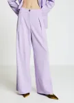 Длинные однотонные брюки Calliope, Lilla - фото