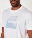 Футболка te_wheel Regular fit Boss Orange, белый - фото 4