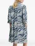 Платье мини с абстрактным принтом Bruuns Bazaar, синий - фото 2