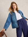 Джинсовая куртка camille White Stuff, цвет Mid Denim - фото 4