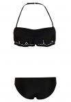 Бикини BANDEAU SPLIT BUF SET Buffalo, цвет black - фото 2