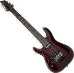 Электрогитара Schecter Hellraiser C-7 FR S для левшей, цвет Black Cherry - фото 5