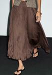Юбка Massimo Dutti FLOWING, Dark Brown - фото