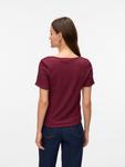 Блуза VERO MODA VMMikka, Burgundy - фото 4
