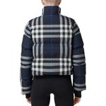 Пуховик женский Burberry, темно-синий / белый - фото 3