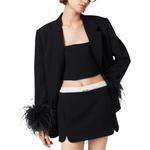 Майка женская черная Miu Miu - фото 3