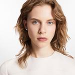 Серьги-гвоздики Essential V Louis Vuitton, серебряный - фото 5