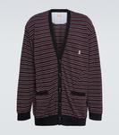 Полосатый хлопковый кардиган Undercover, Bordborder - фото