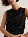 Топ Ottie с декором в виде шпилек Phase Eight, Black - фото 7