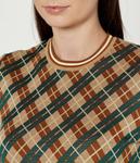 Джемпер женский Marc Cain из вискозы с коротким рукавом и принтом, мультиколор - фото 4