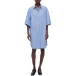 Платье с короткими рукавами женское синее Cos - фото 2