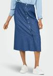 Джинсовая юбка ONLNOVA BUTTON - A-line skirt ONLY, цвет Medium Blue Denim - фото