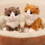 Плюшевая кукла котенка высота 22 см Lionf - фото 11