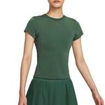 Теннисный топ Court Advantage женский Nike, зеленый - фото