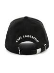 Karl Lagerfeld Kids кепка с вышитым логотипом, черный - фото 4