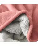 Флисовое одеяло из шерпы Bare Home, розовый - фото 2