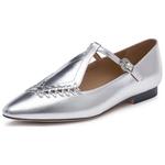 Туфли Мэри Джейн женские Joypeace, серебряный - фото 11