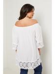Блузка Curvy Lady, белый - фото 3
