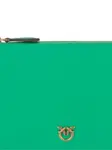 Клатч с логотипом PINKO, зеленый - фото 4