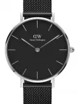 Наручные часы Petite Ashfield 32 мм Daniel Wellington, черный - фото 2