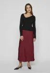 Юбка-Трапеция viellette миди Vila, Cabernet - фото 2