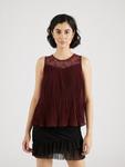 Топ ABOUT YOU Sybille, бордо - фото 2