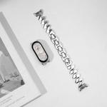 Ремешок Xiaomi Совместимость Нержавеющая сталь Материал CHENSONG, Волнистый узор - Ремешок [Черный] - фото 5