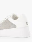 Jive Platform Lace Up кроссовки Carvela, White/Silver - фото 5