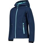 Функциональная куртка с капюшоном, софтшелловая куртка Cmp, синий - фото 3