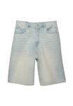 Джинсовые шорты SKATER BERMUDA PULL&BEAR, цвет Light Blue Denim - фото 4